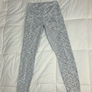 Grey and White Leggings, Size XS